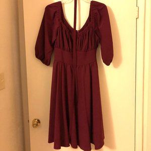 Vixen Vacation dress in burgundy, size 3X